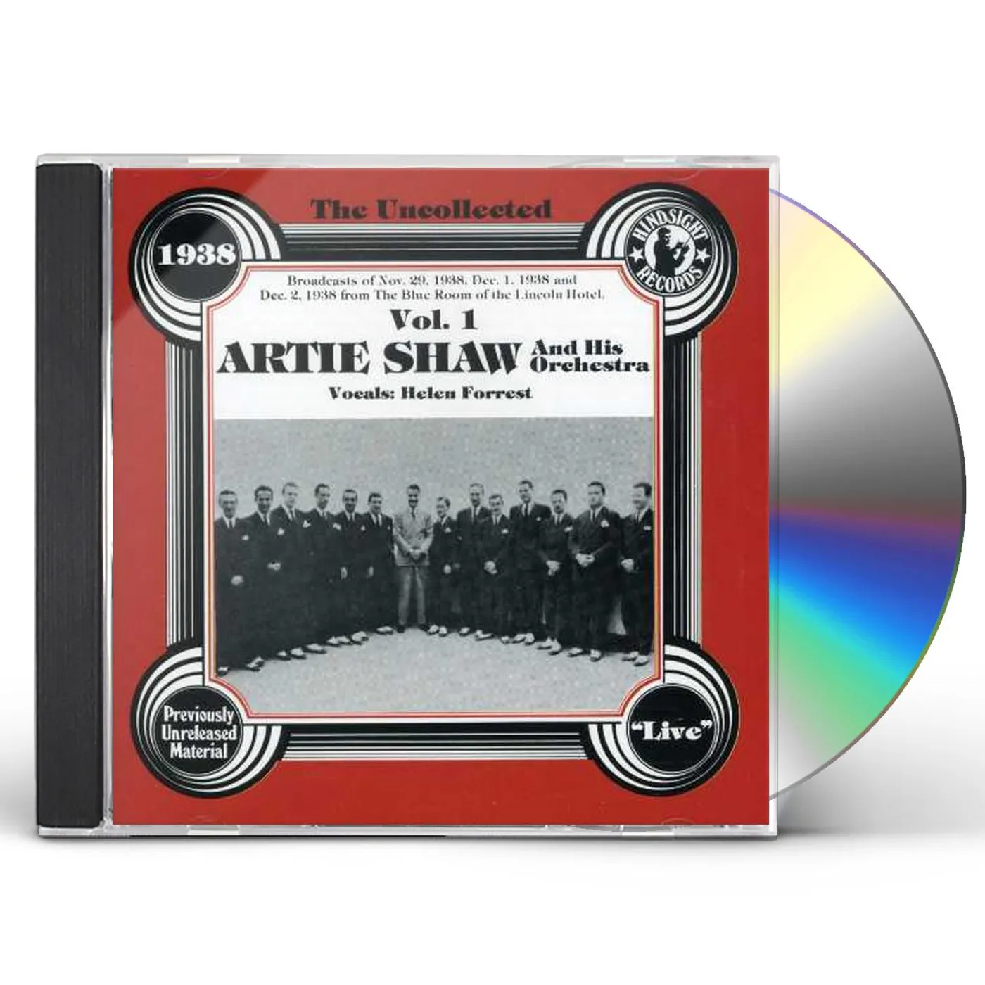 Artie Shaw 1938 VOL 1 CD