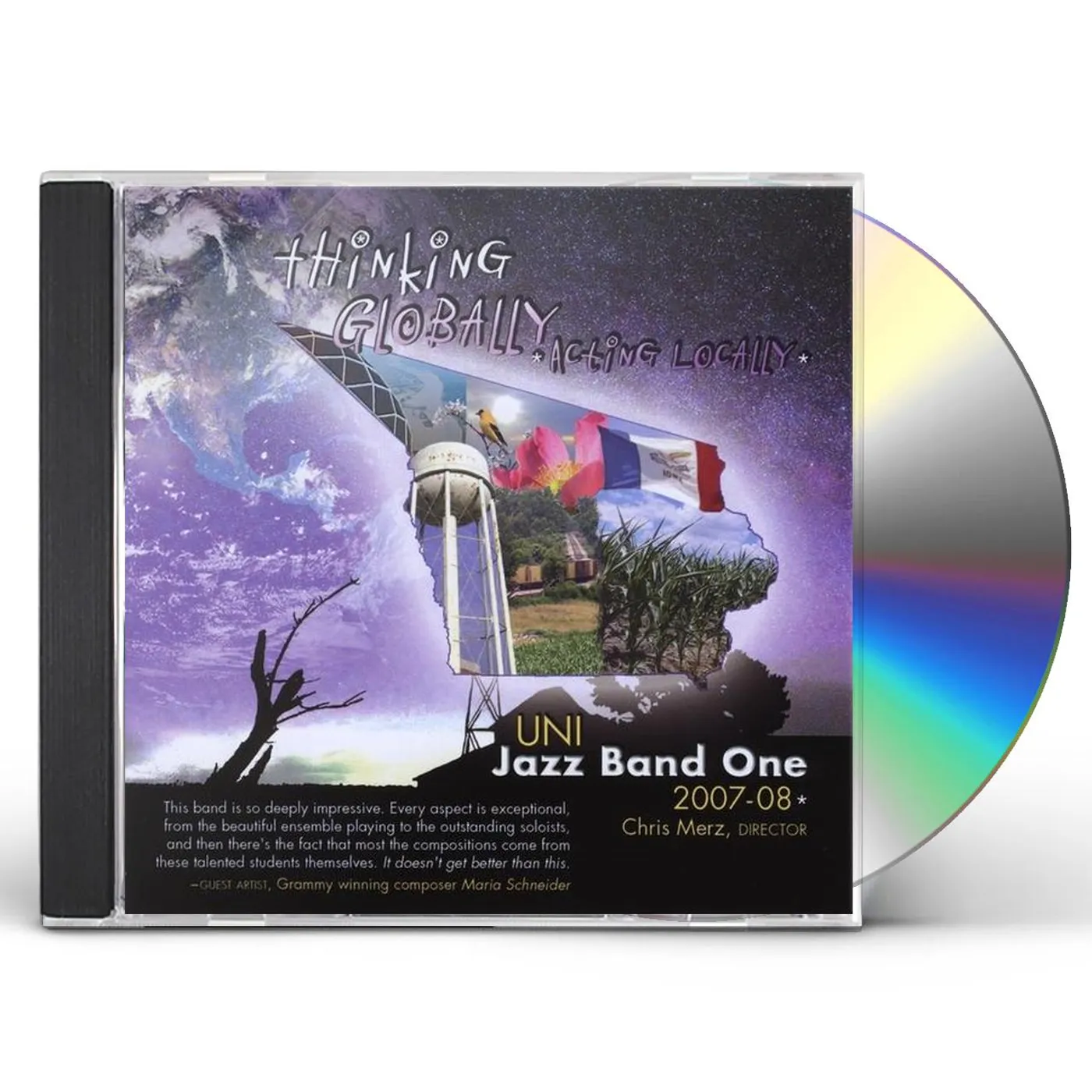 UNI Jazz Band One THINKING GLOBALLY ACTING LOCALLY CD