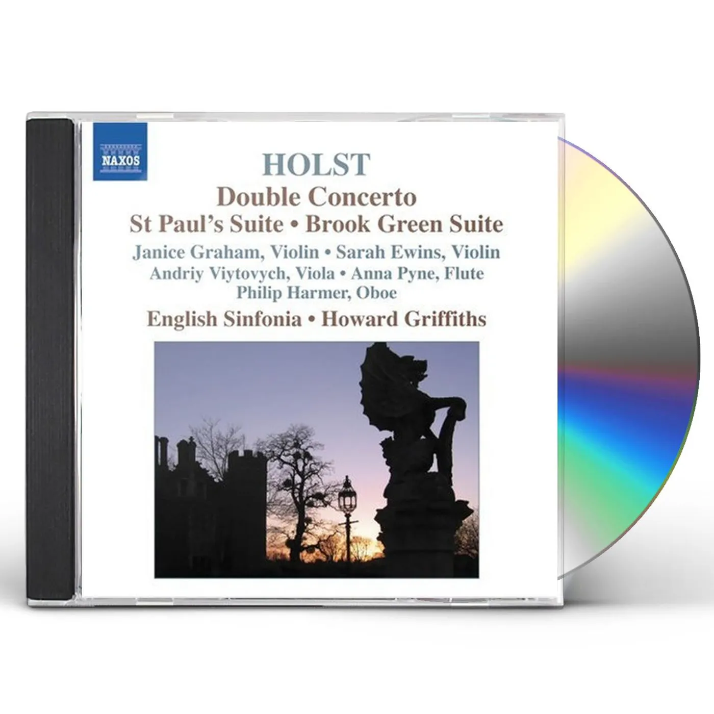 Gustav Holst DOUBLE CONCERTO ST PAUL'S SUI CD
