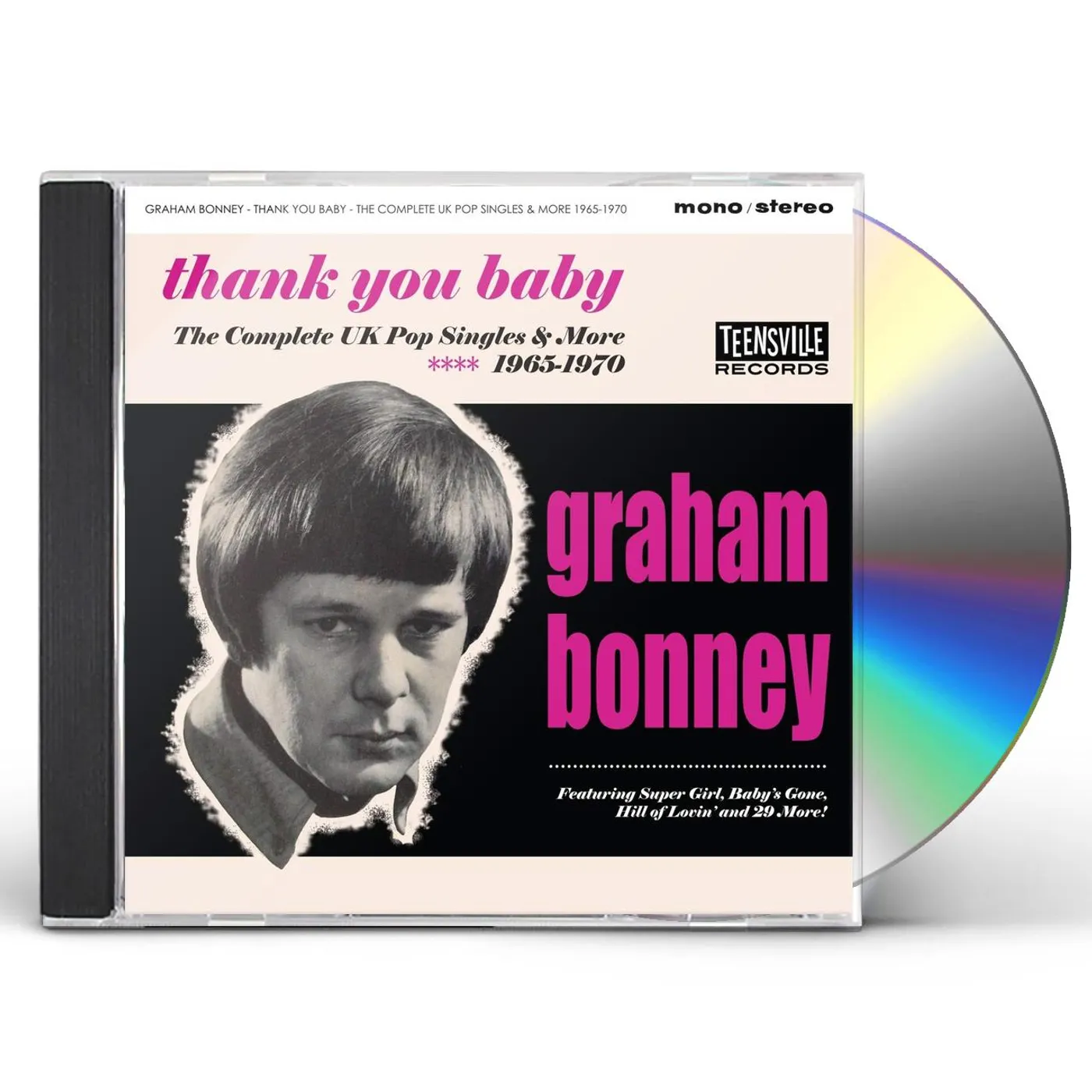Graham Bonney THANK YOU BABY (COMPLETE UK POP SINGLES & MORE) CD