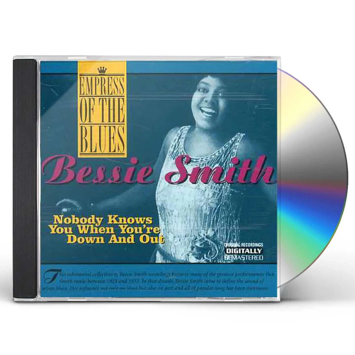 Bessie Smith NOBODY KNOWS YOU WHEM YOURE DOWN & OUT CD