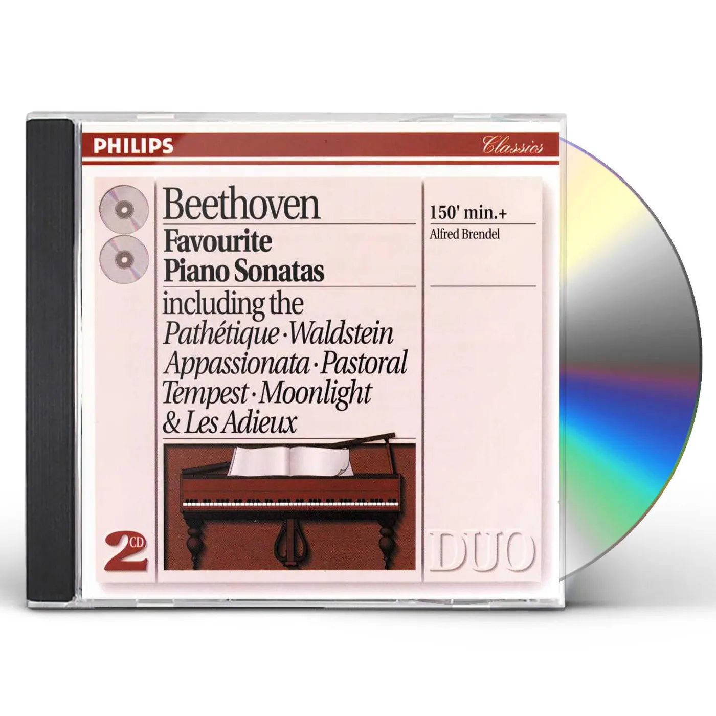 Ludwig van Beethoven Piano Sonatas 8, 14, 15, 17, 21, 23, 26 (2 CD) CD