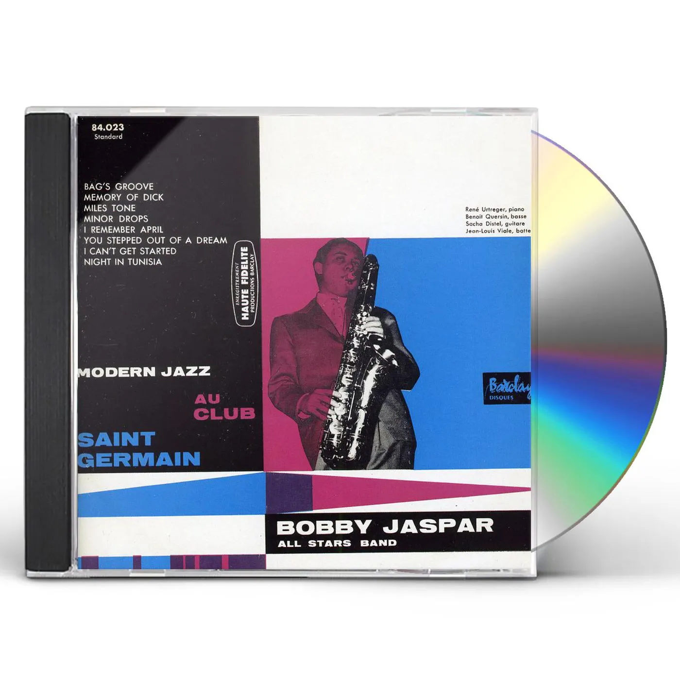 Bobby Jaspar MORDERN JAZZ AU CLUB SAINT GERMAIN (JAZZ IN PARIS CD