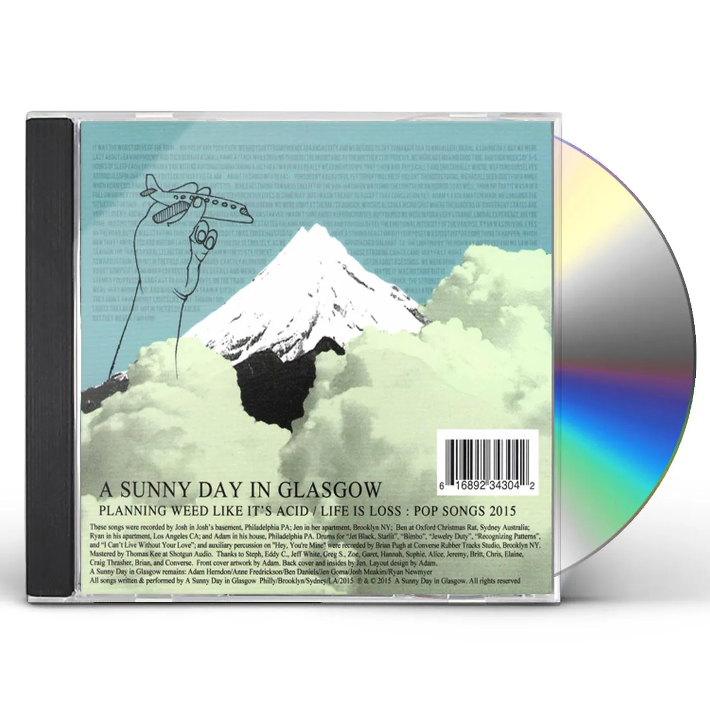 A Sunny Day In Glasgow PLANNING WEED LIKE IT'S ACID / LIFE IS LOSS CD