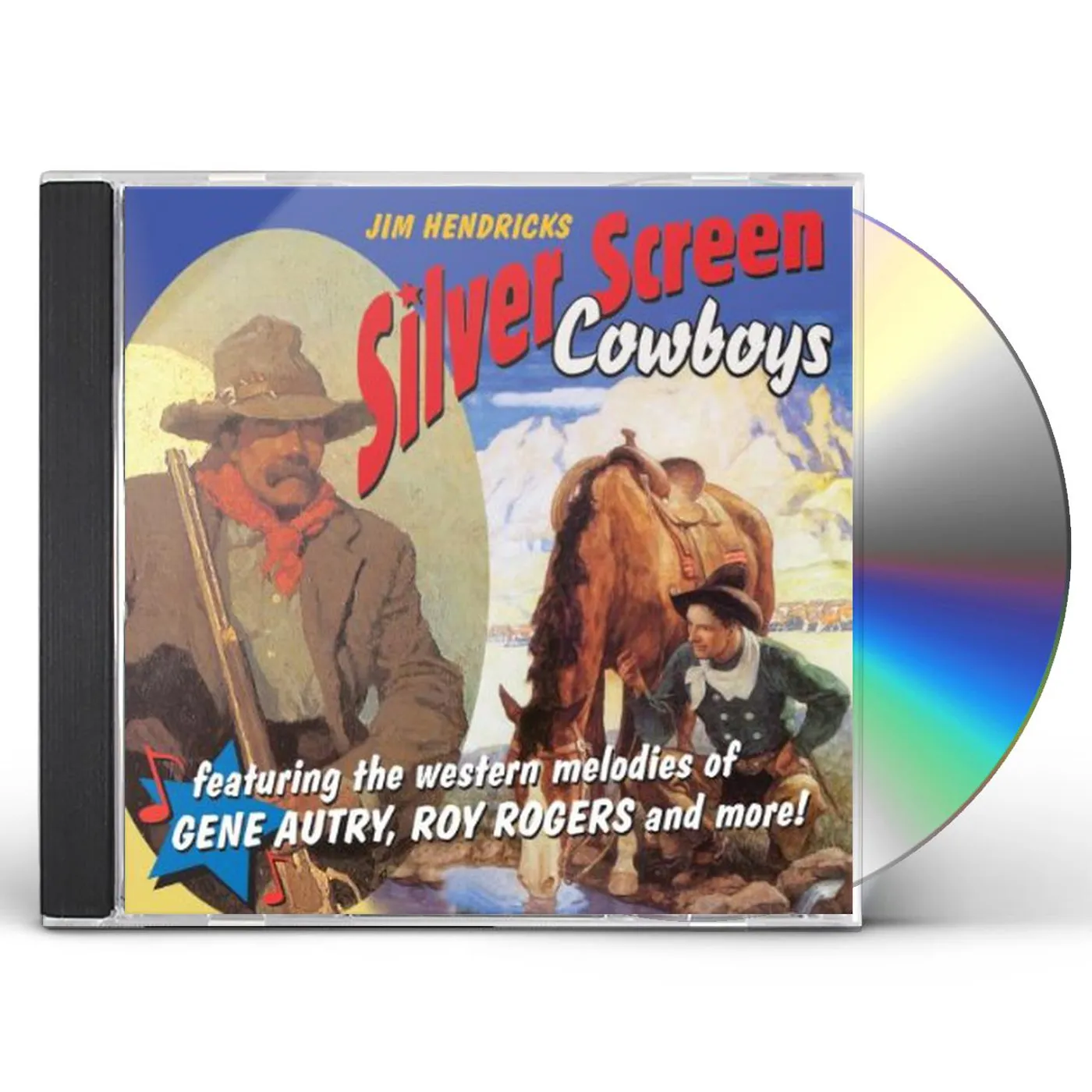 Jim Hendricks SILVER SCREEN COWBOYS: FEAT WESTERN MELODIES OF CD