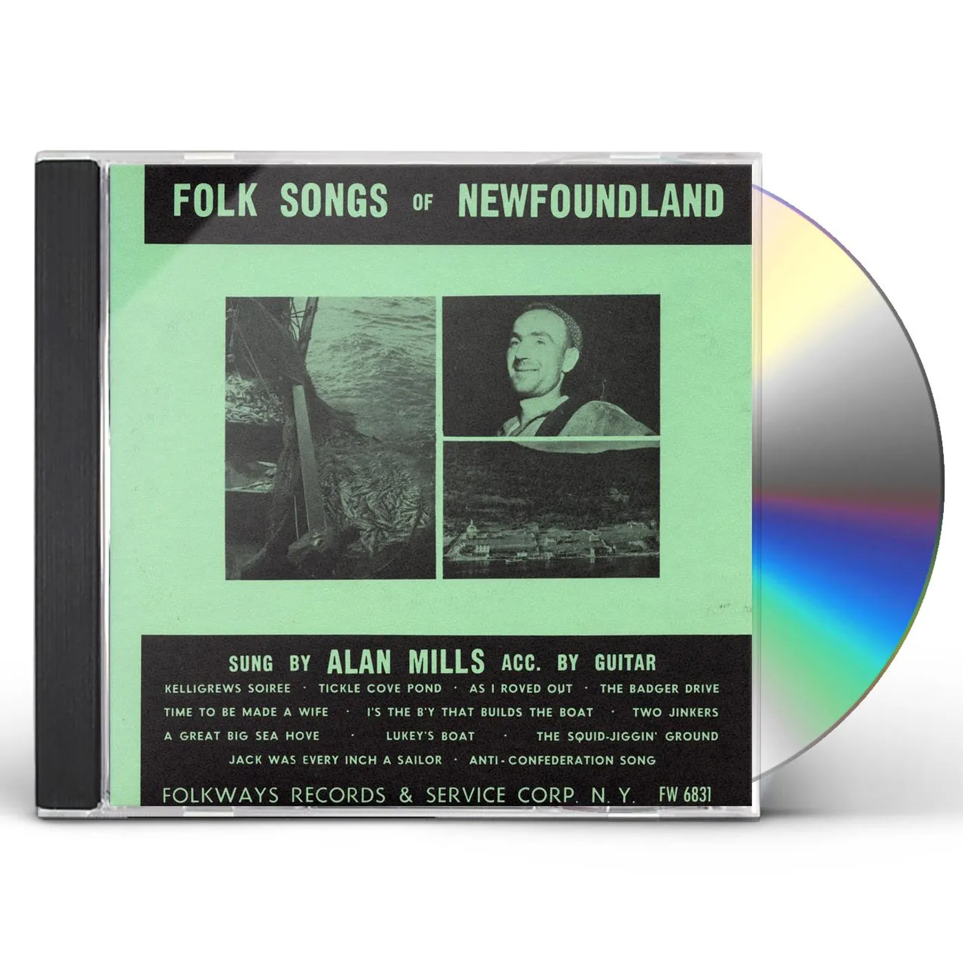 Alan Mills FOLK SONGS OF NEWFOUNDLAND CD