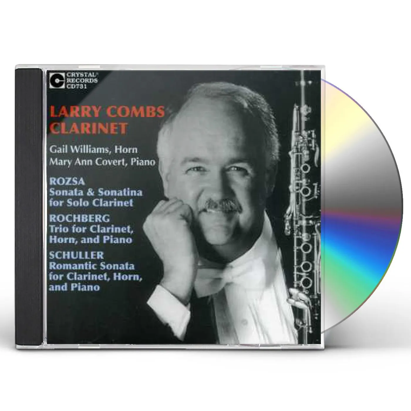Larry Combs SONATA FOR CLARINET SOLO CD