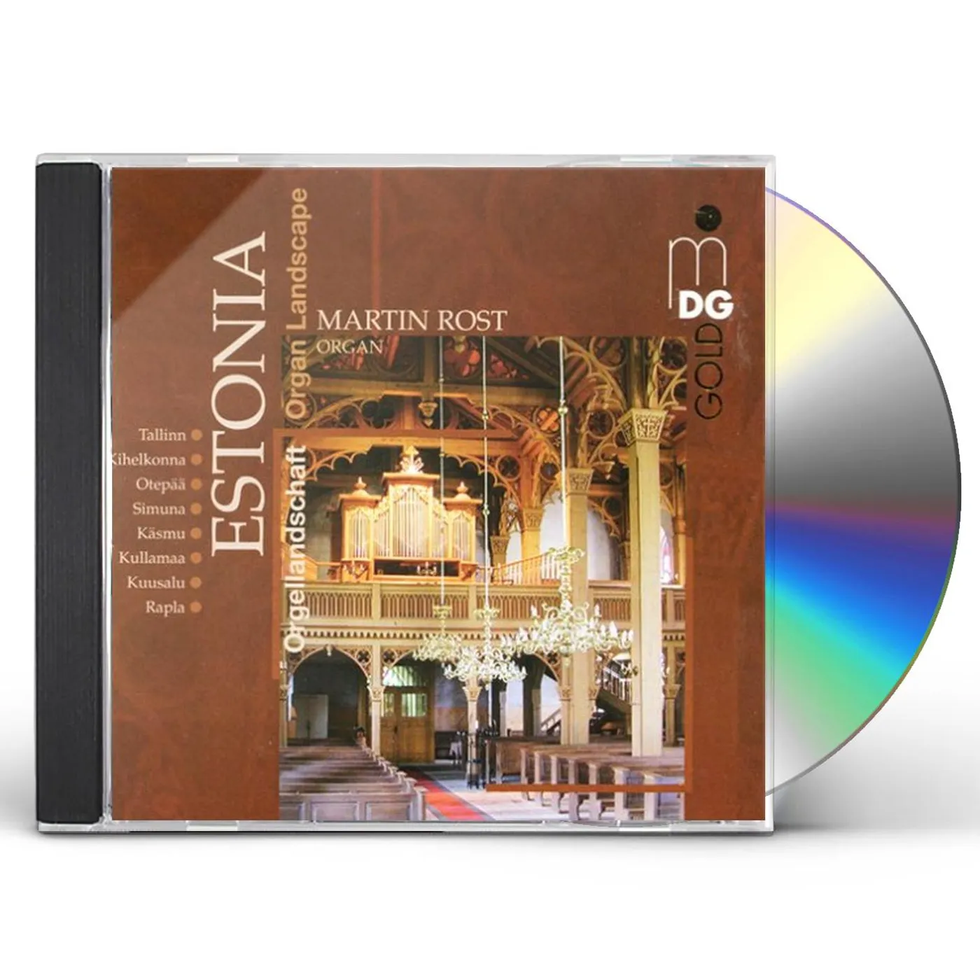 Martin Rost ESTONIA: ORGAN LANDSCAPE CD