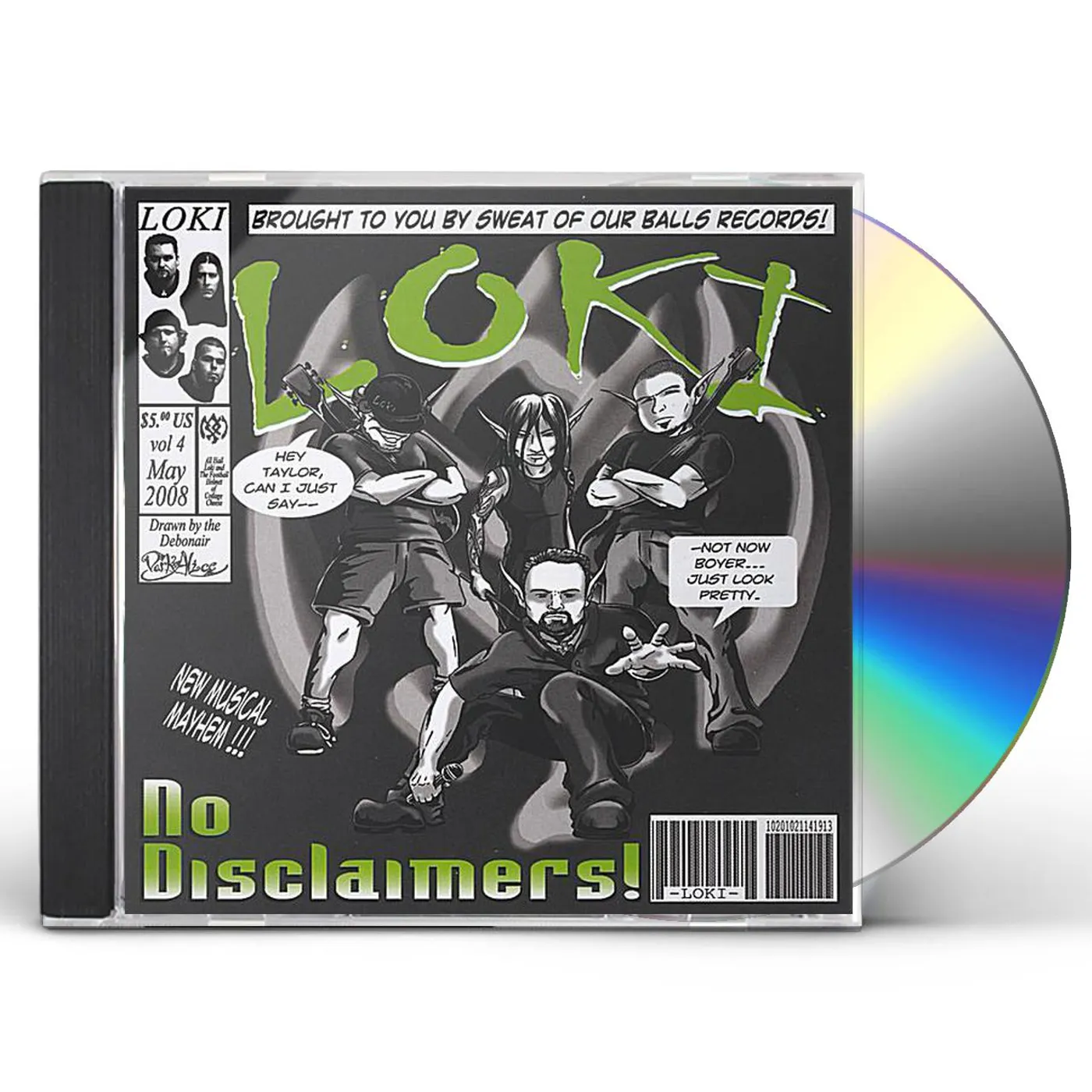 Loki NO DISCLAIMERS CD