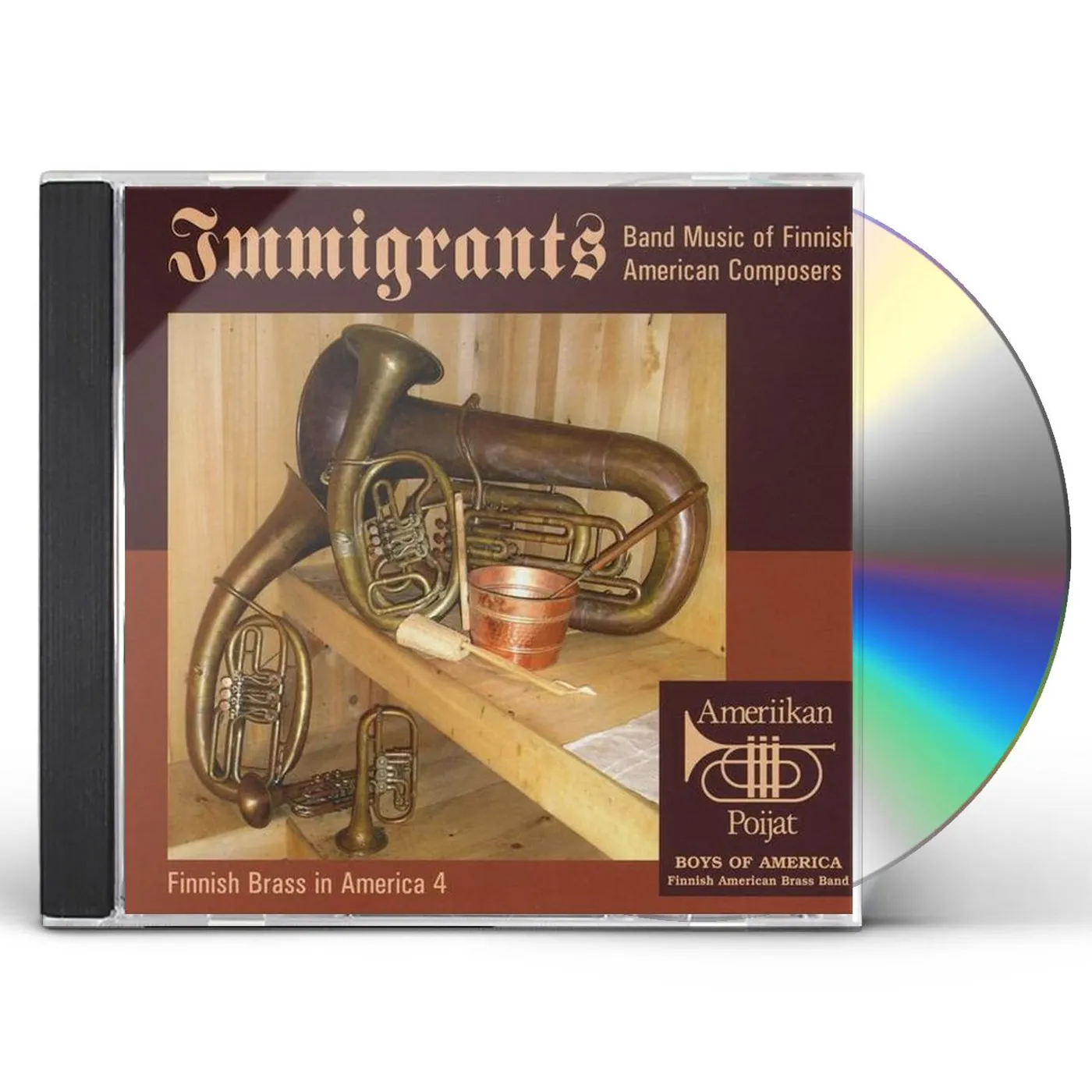 Ameriikan Poijat IMMIGRANTS: BAND MUSIC OF FINNISH AMERICAN COMPOSE CD