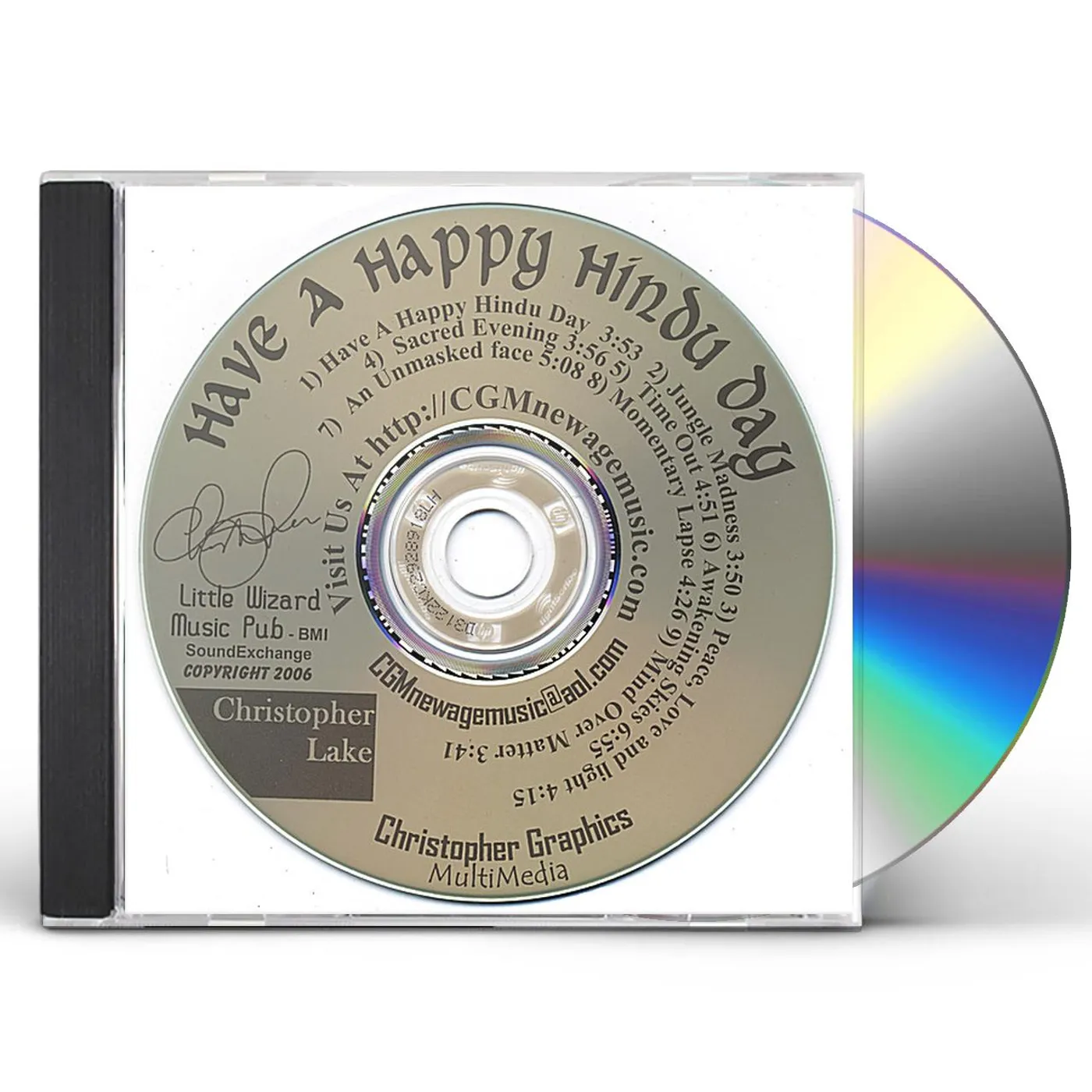 Christopher Lake HAVE A HAPPY HINDU DAY CD