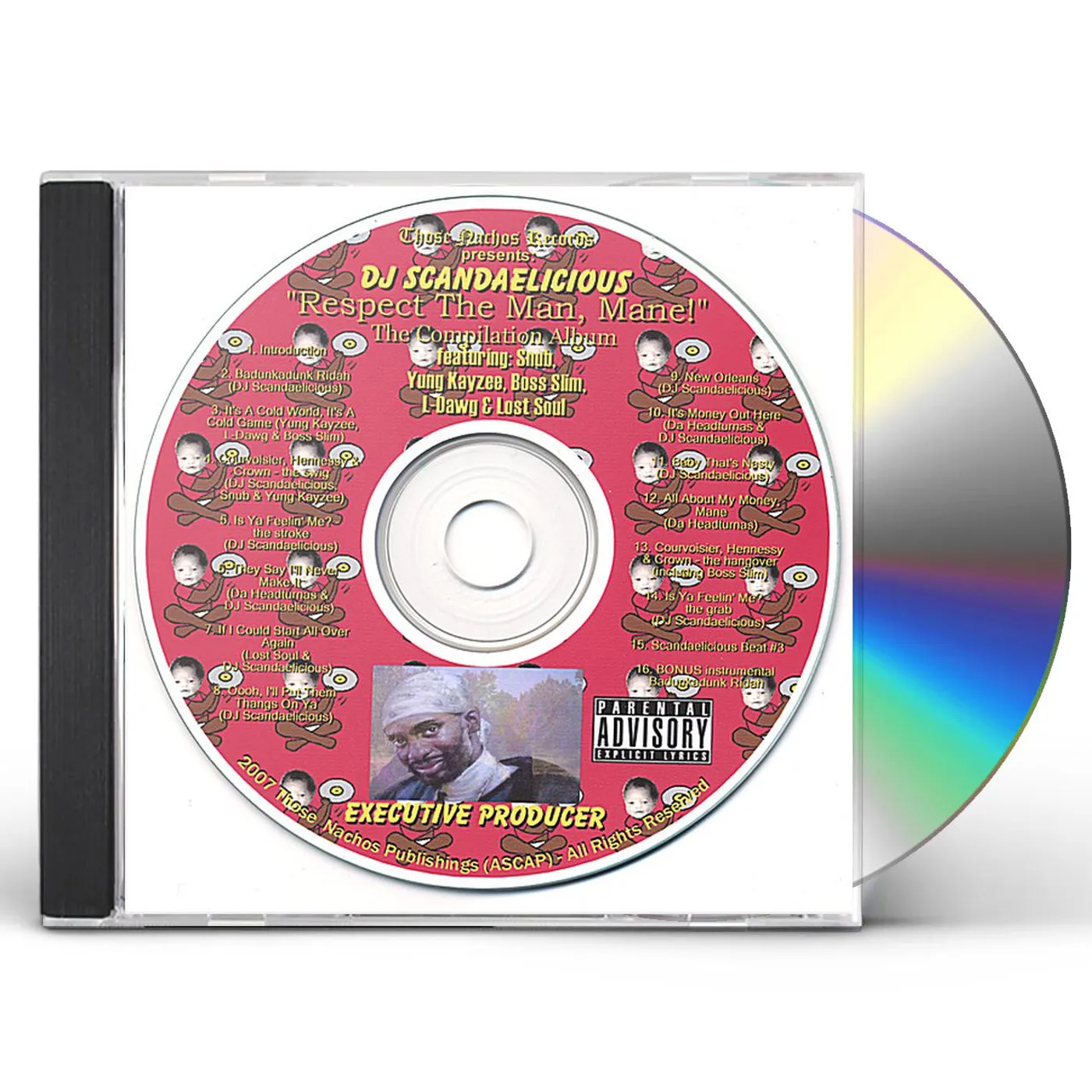 DJ Scandaelicious RESPECT THE MAN MANE! CD