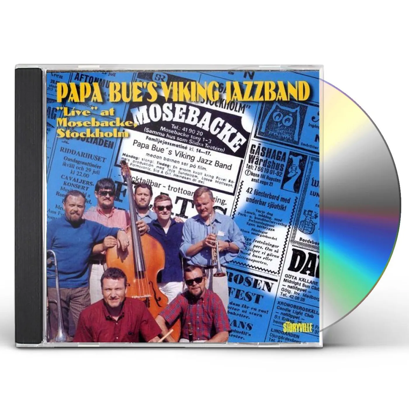 Papa Bue's Viking Jazz Band LIVE AT MOSEBACKE STOCKHOLM CD