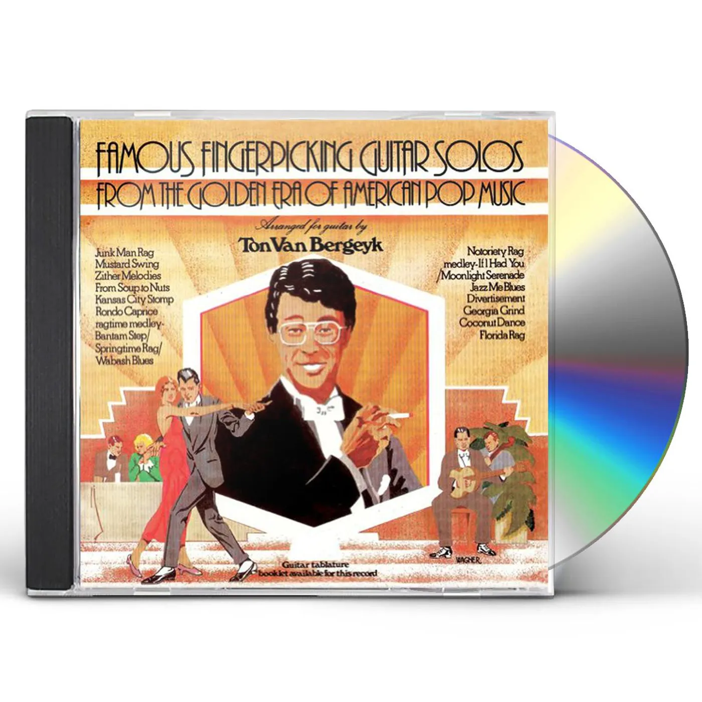 Ton Van Bergeyk FAMOUS FINGERPICKING GUITAR SOLOS FROM GOLDEN ERA CD