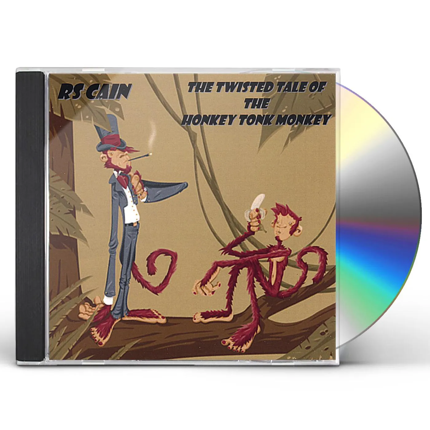 RS Cain TWISTED TALE OF THE HONKY TONK MONKEY CD