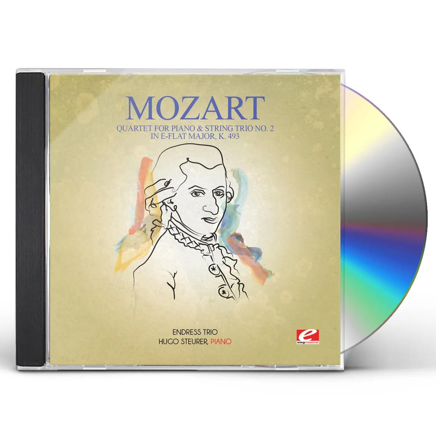 Wolfgang Amadeus Mozart QUARTET FOR PIANO & STRING TRIO NO. 2 IN E-FLAT CD