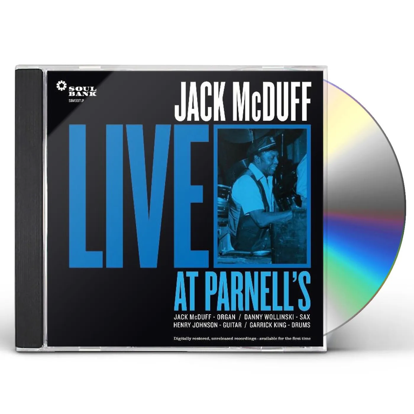 Jack McDuff LIVE AT PARNELL’S (2CD) CD