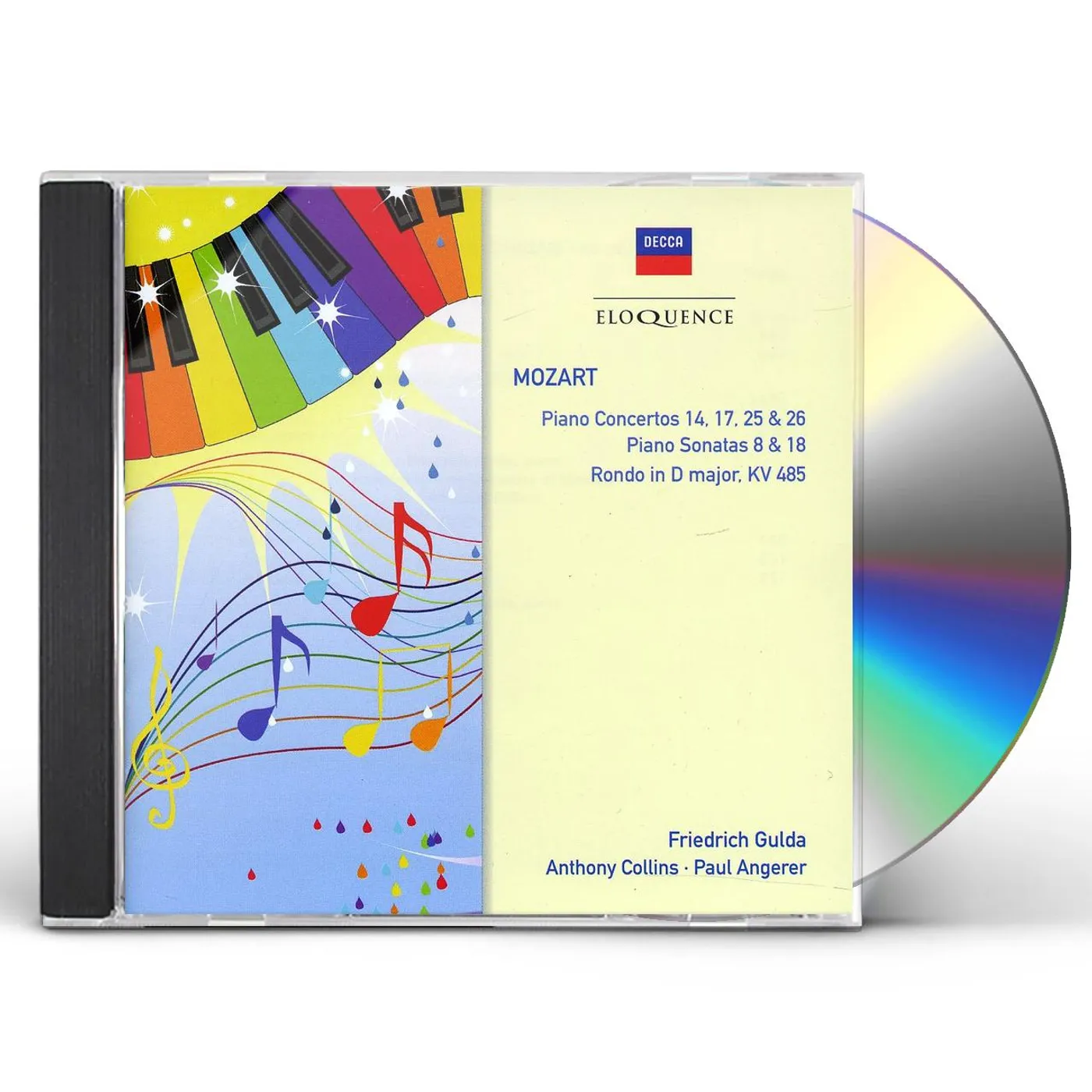 Mozart / Friedrich Gulda MOZART: PNO CTOS NOS 14 / 17 / 25 & 26 CD