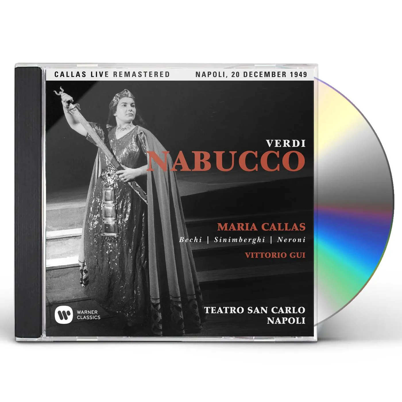 Maria Callas Verdi: Nabucco (Napoli, 20/12/1949) CD