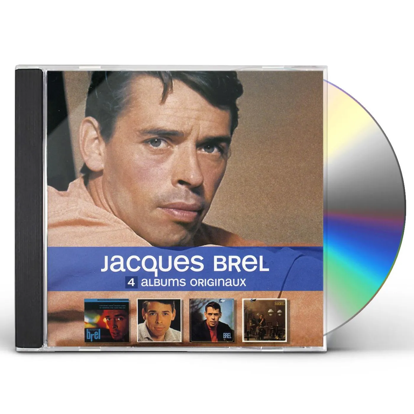 Jacques Brel 4 ORIGINAL ALBUMS CD