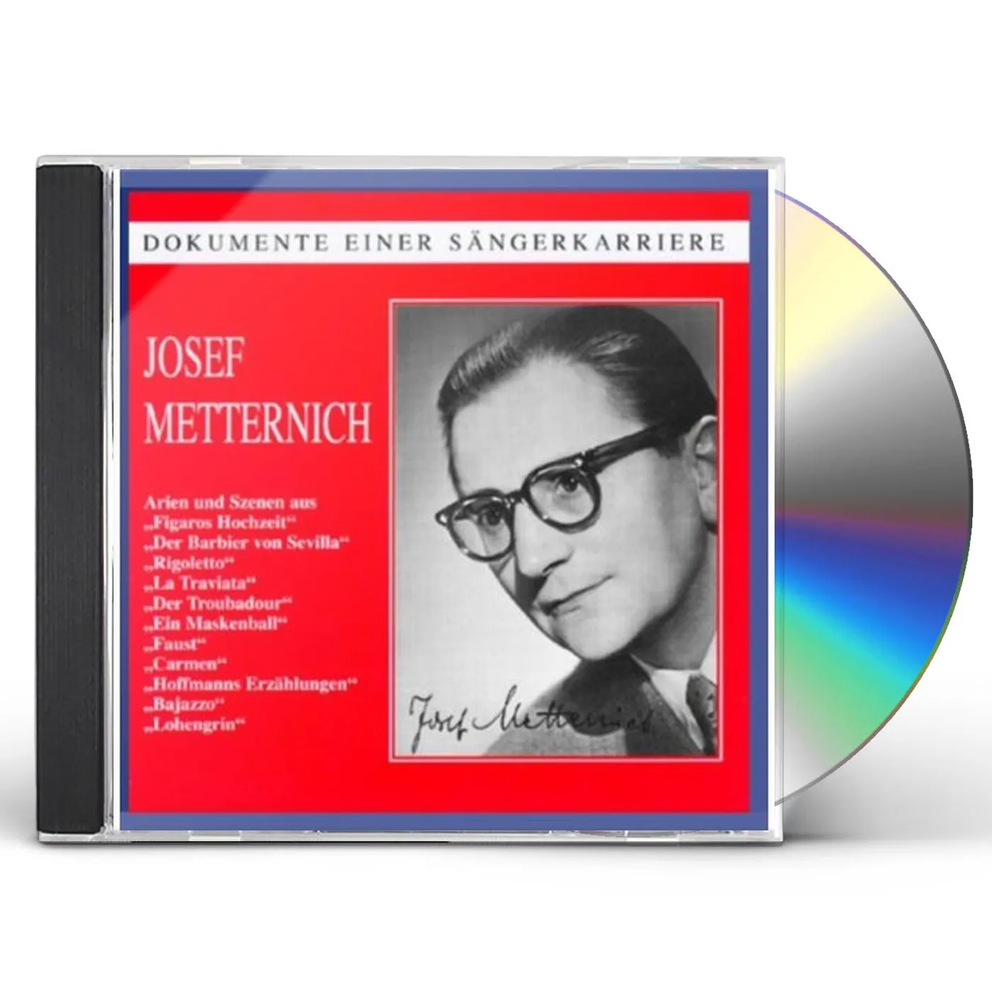 Josef Metternich SINGS SELECTIONS CD