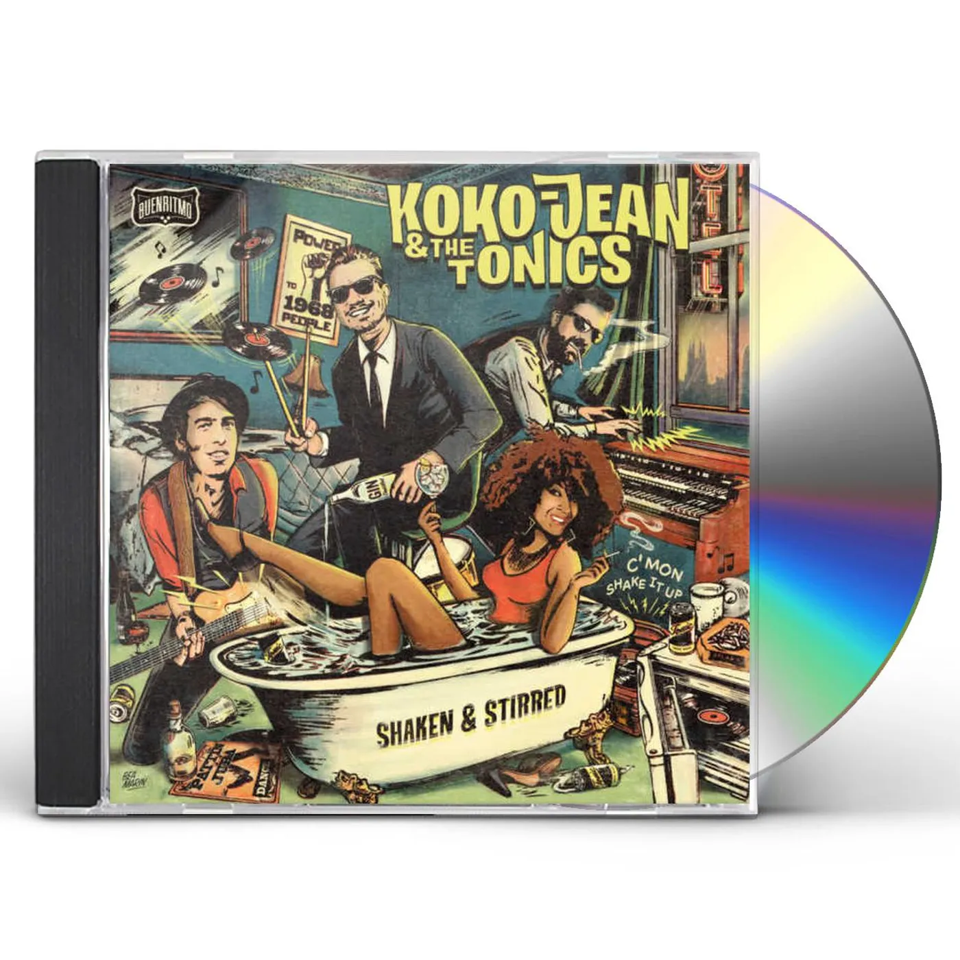 Koko-Jean & The Tonics SHAKEN & STIRRED CD
