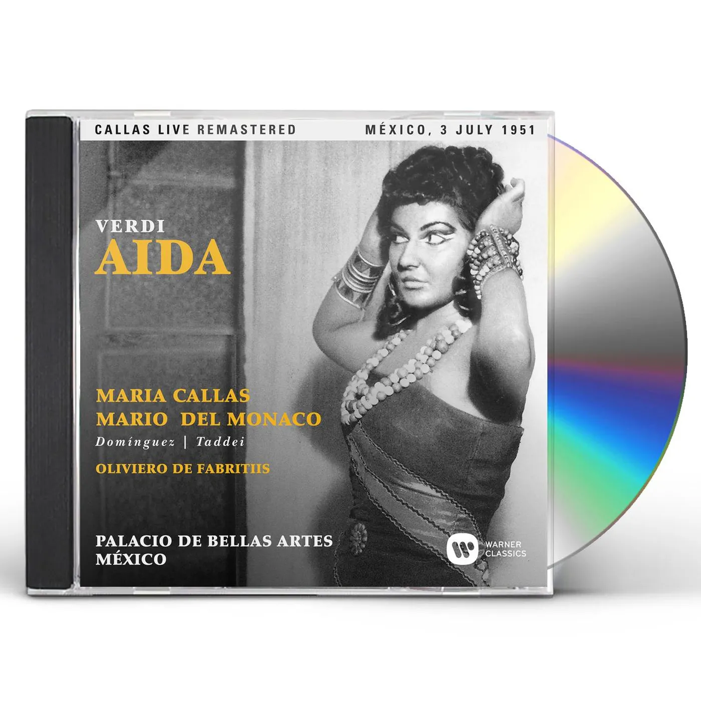Maria Callas VERDI: AIDA (MEXICO 03/07/1951) CD