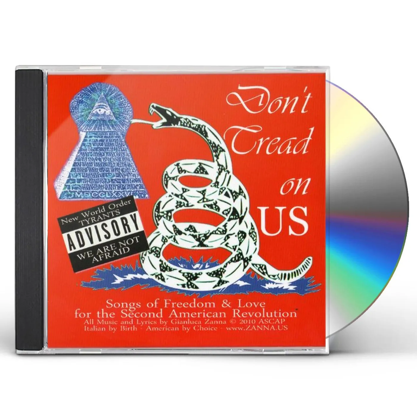 Gianluca Zanna DON'T TREAD ON US CD