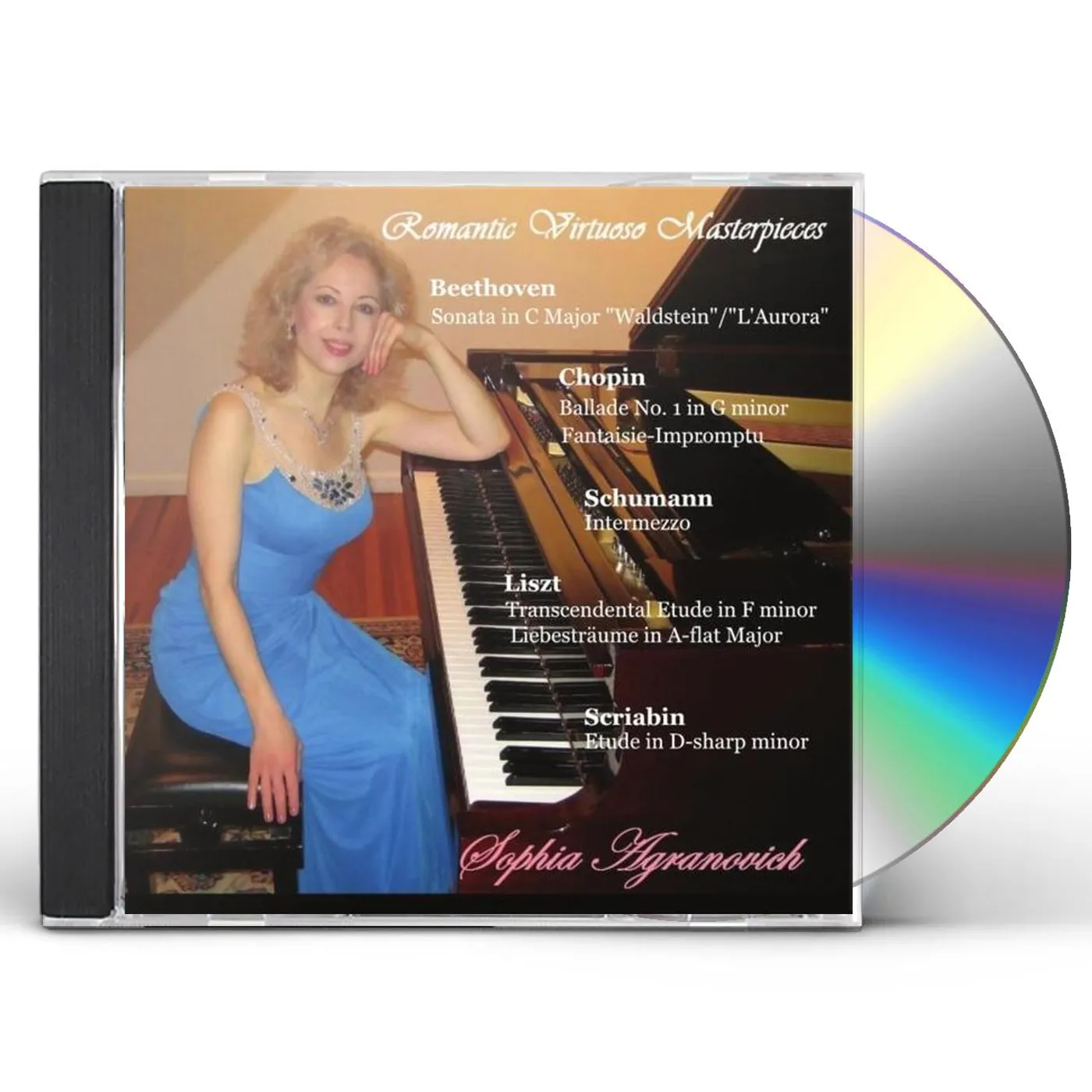 Sophia Agranovich ROMANTIC VIRTUOSO MASTERPIECES CD