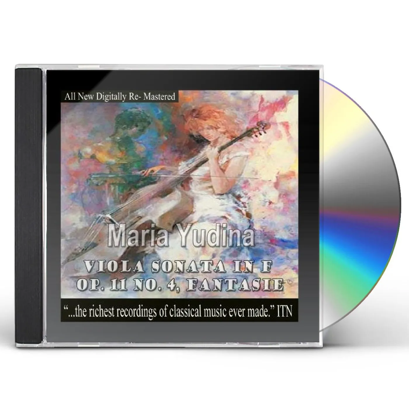 Maria Yudina VIOLA SONATA IN F OP. 11 NO. 4. FANTASIE CD