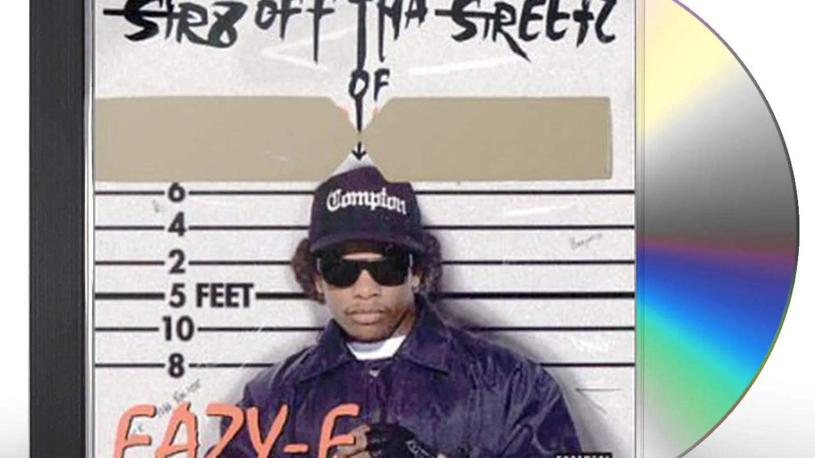 Eazy-E STR8 OFF THA STREETZ OF MUTHAPHUKKIN COMPTON CD