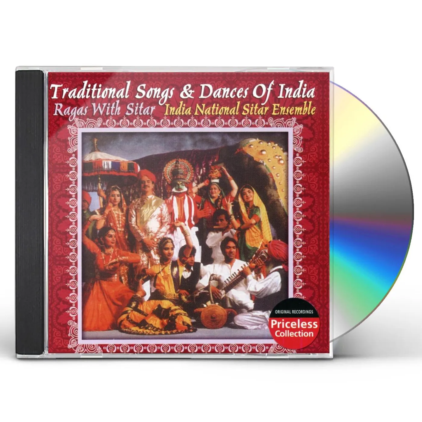 India National Sitar Ensemble TRADITIONAL SONGS & DANCES OF INDIAN: RAGAS WITH CD