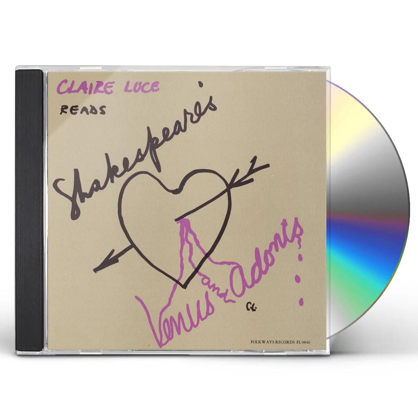 Claire Luce VENUS & ADONIS: BY WILLIAM SHAKESPEARE CD