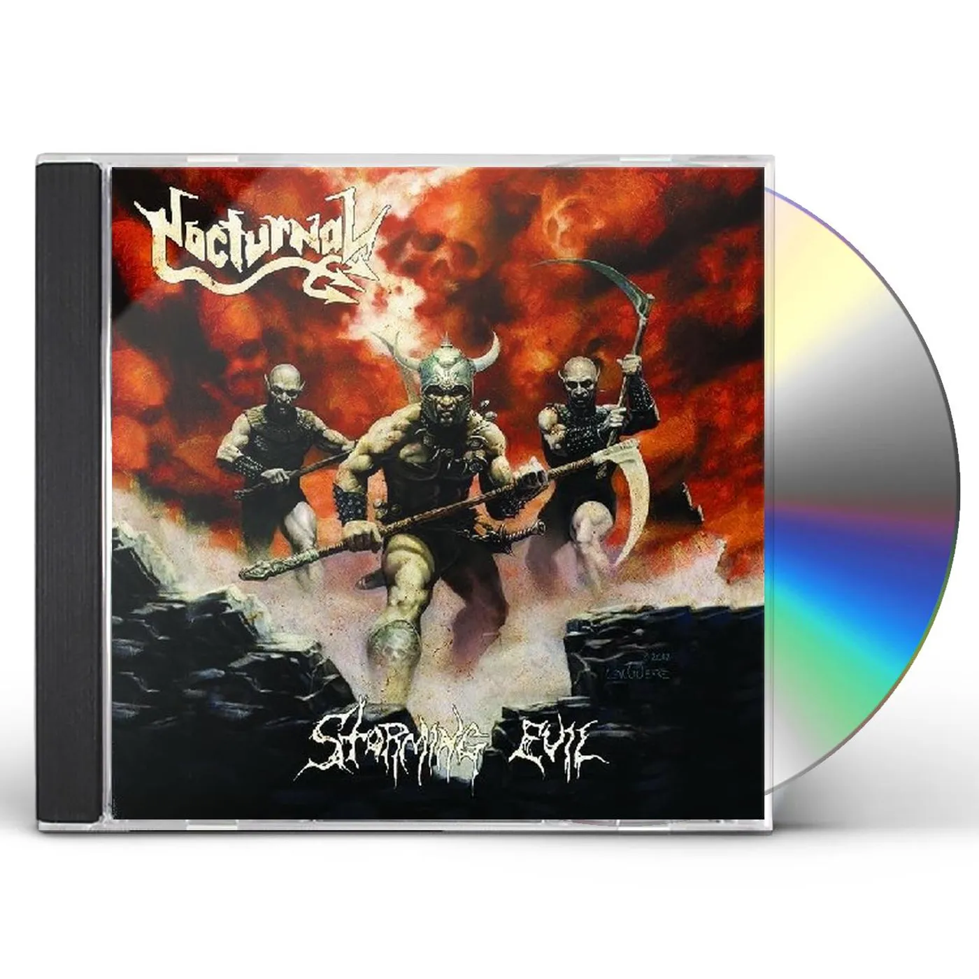 Nocturnal STORMING EVIL CD