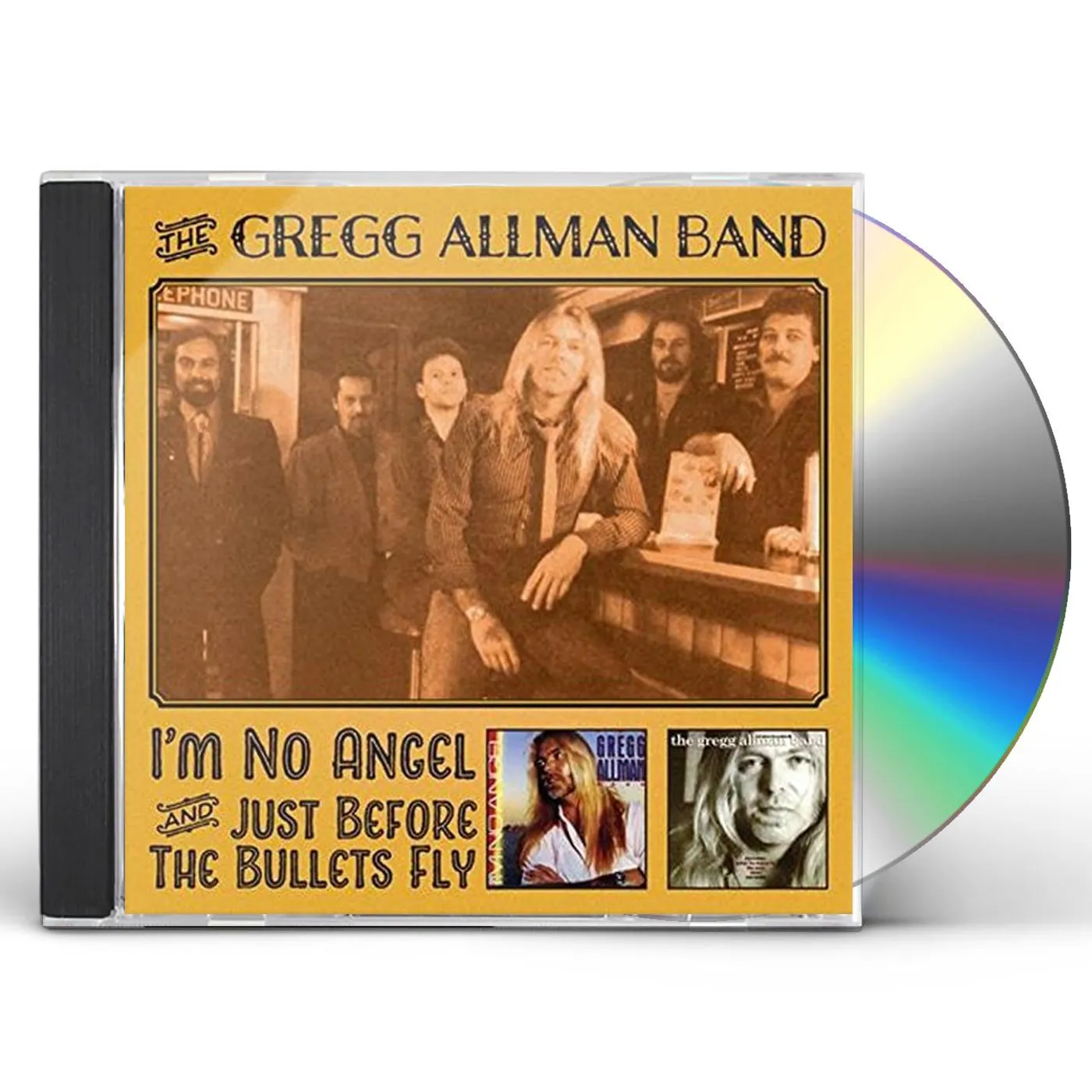 Gregg Allman I'M NO ANGEL & JUST / BEFORE THE BULLETS FLY CD