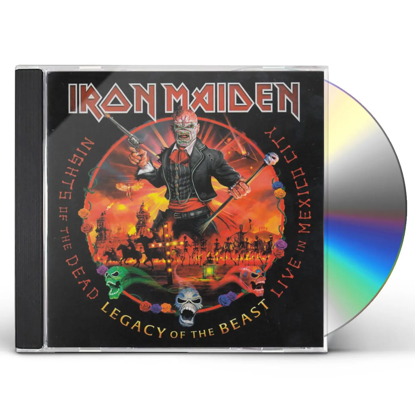 Iron Maiden NIGHTS OF THE DEAD - LEGACY OF THE BEAST, LIVE IN MEXICO CITY (DELUXE) CD