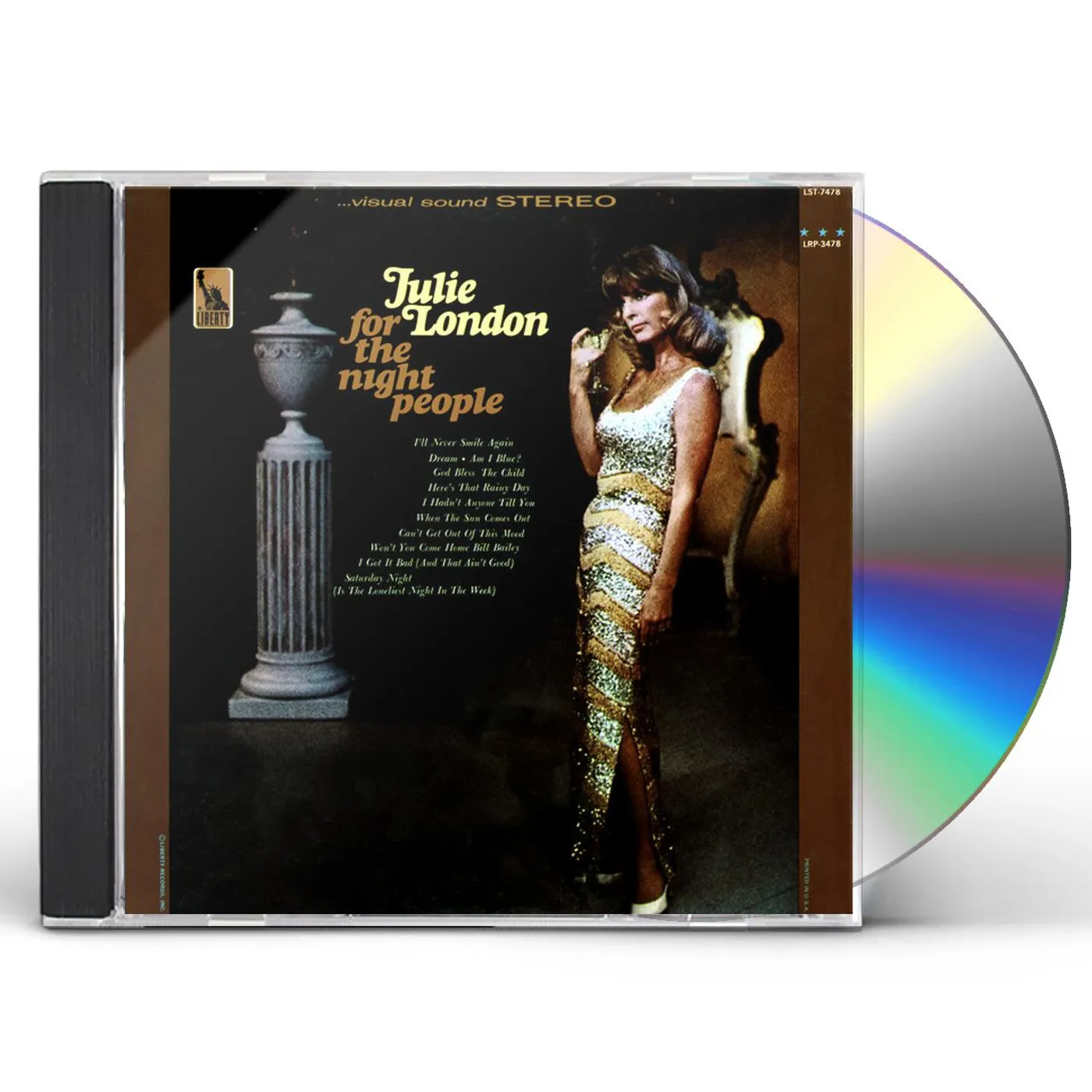 Julie London FOR THE NIGHT PEOPLE CD
