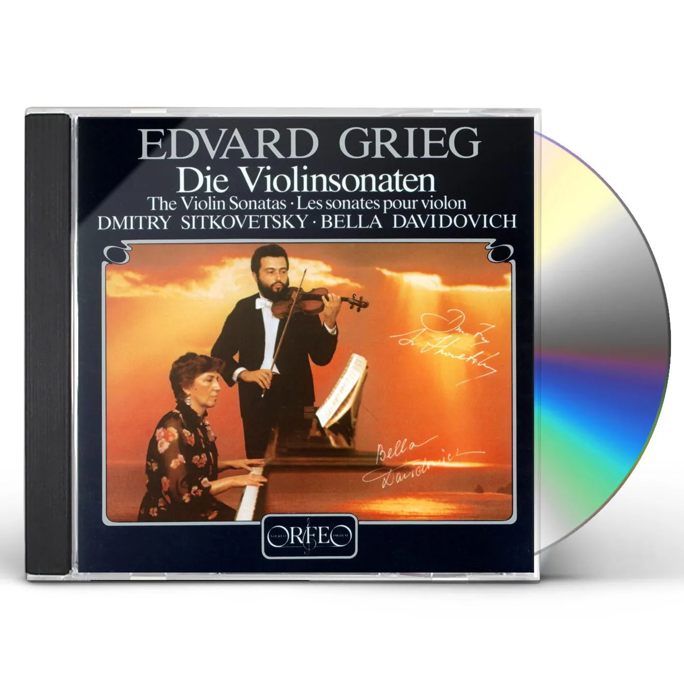 Edvard Grieg SONATAS FOR VIOLIN & PIANO CD