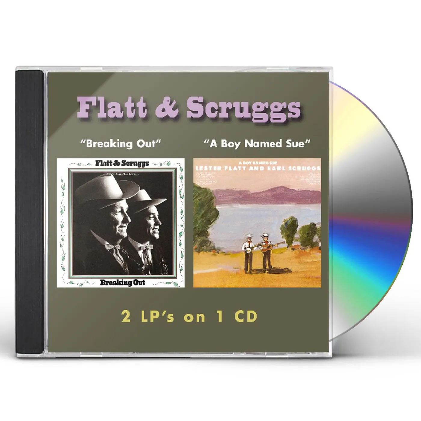 Foggy Mountain Boys (Flatt and Scruggs) BREAKING OUT / BOY NAMED SUE CD