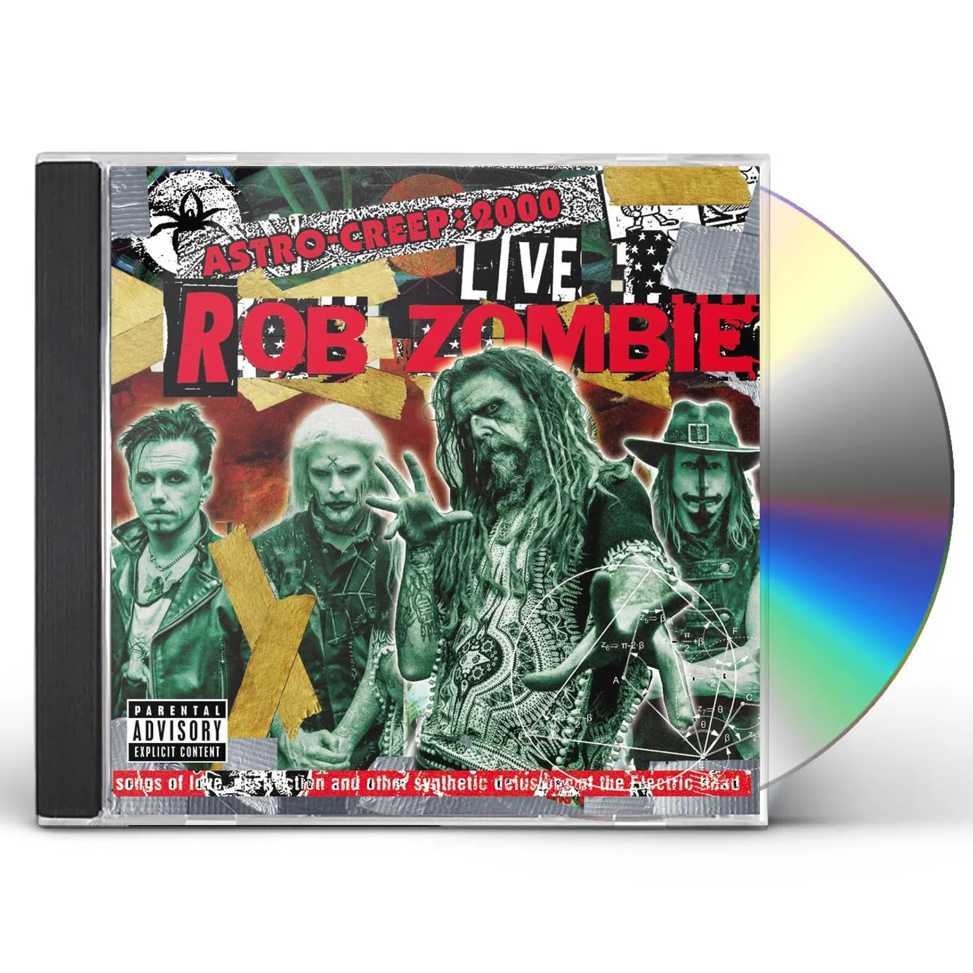 Rob Zombie ASTRO-CREEP: 2000 LIVE SONGS OF LOVE DESTRUCTION CD