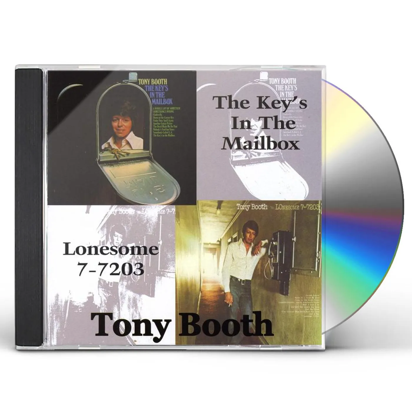Tony Booth KEYS IN THE MAILBOX/LONESOME 7-7203 CD