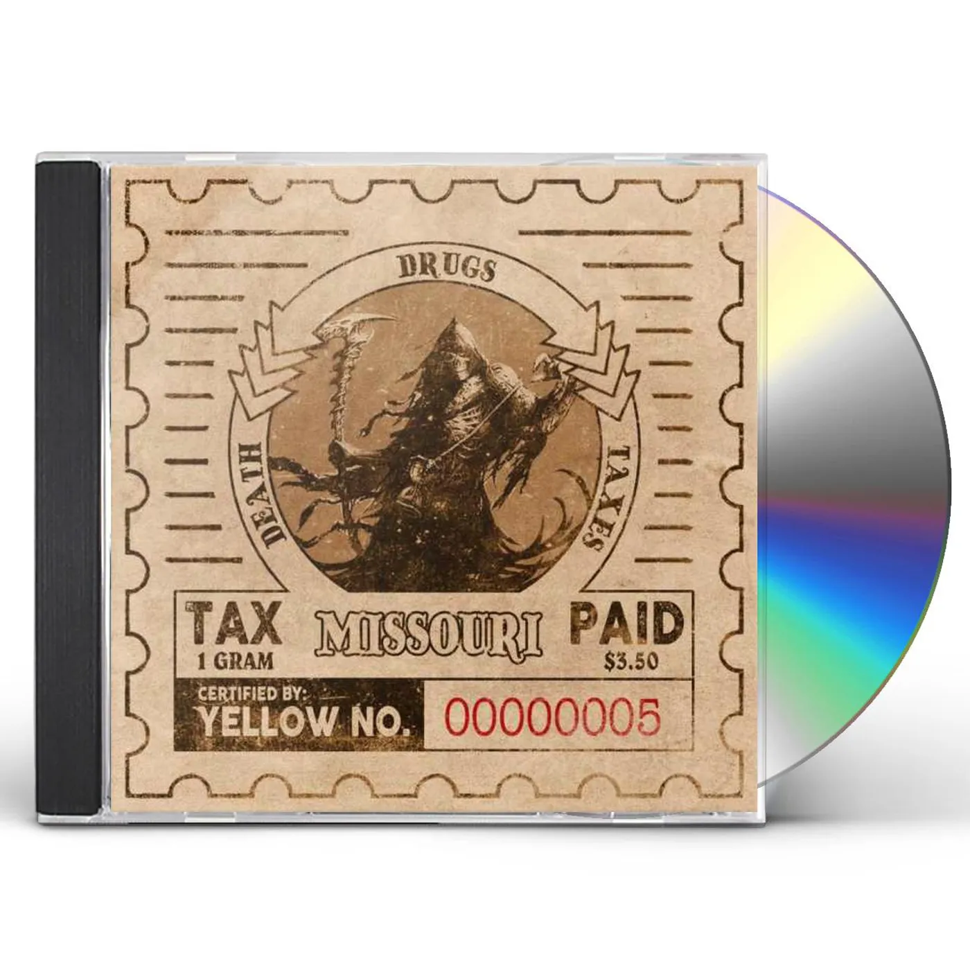 Yellow No 5 DEATH DRUGS TAXES CD