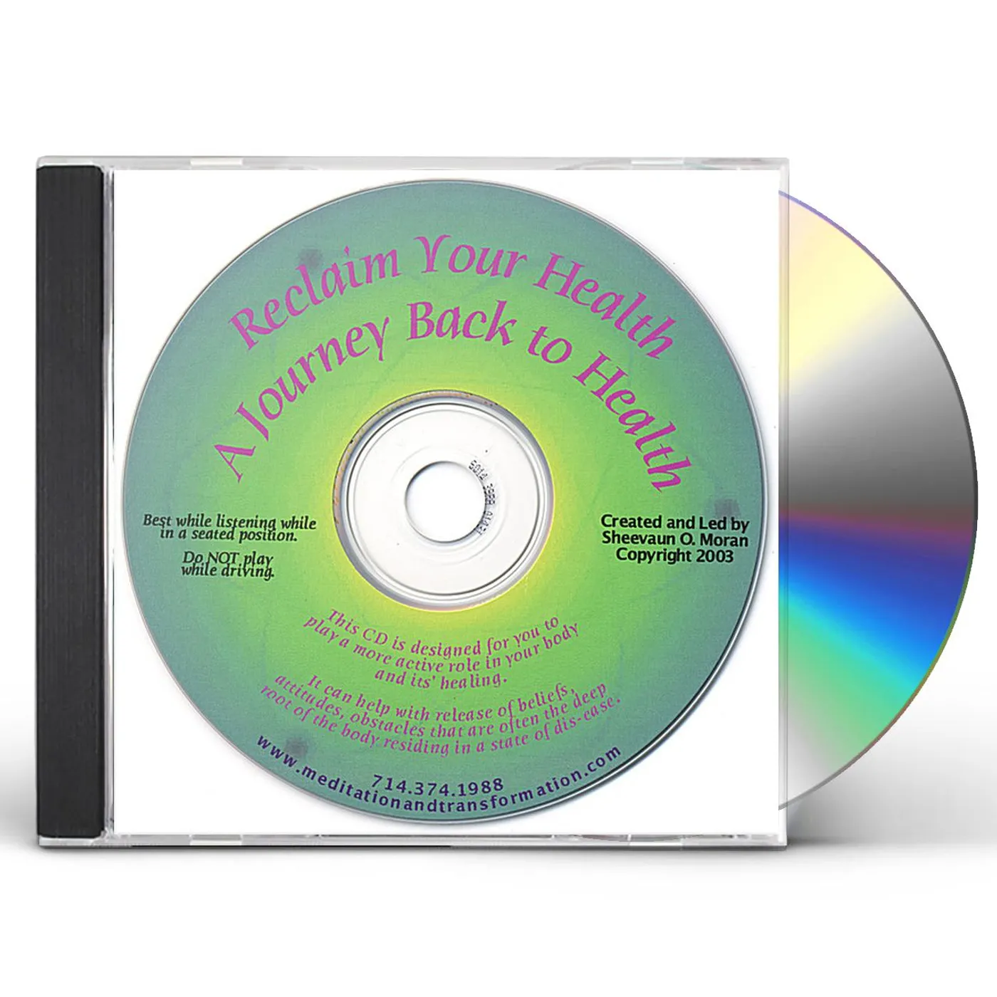 Sheevaun Moran RECLAIM YOUR HEALTH CD