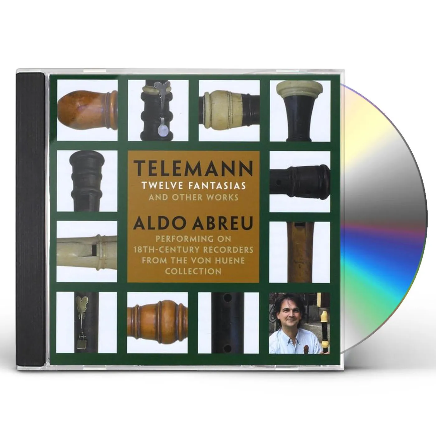 Aldo Abreu TELEMANN: TWELVE FANTASIAS CD