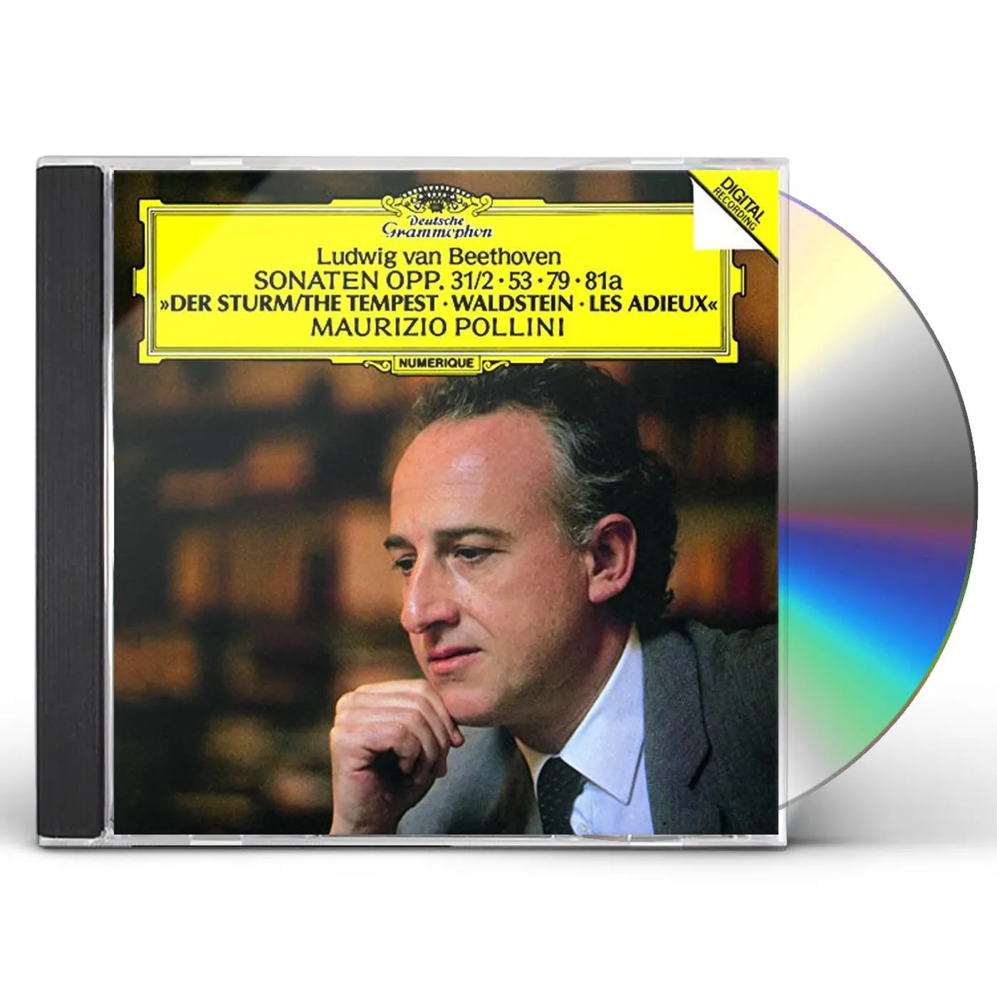 Maurizio Pollini BEETHOVEN: PIANO SONATAS NOS. 17. 21 & 26 CD