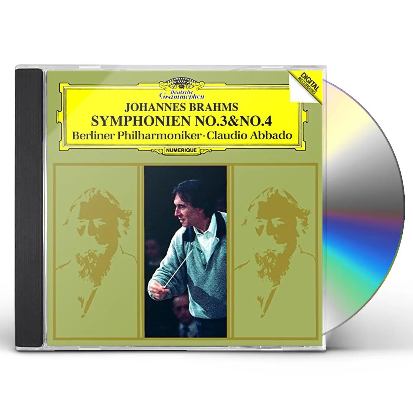 Brahms / Claudio Abbado BRAHMS: SYMPHONIES 3 & 4 CD