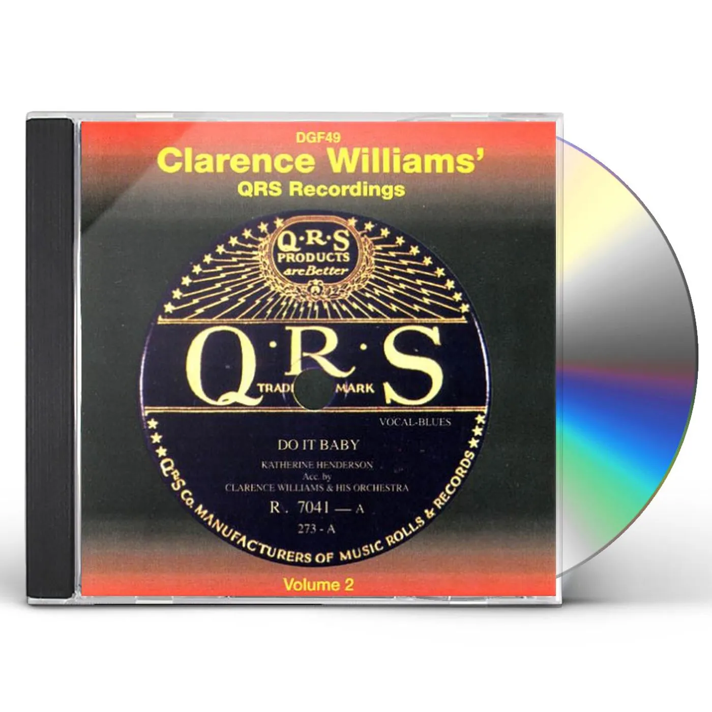 Clarence Williams QRS RECORDINGS 2 CD