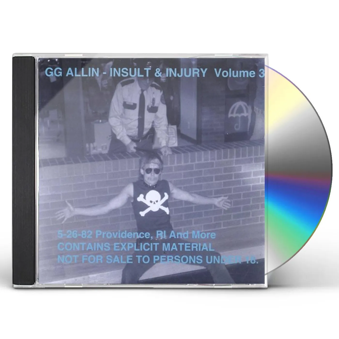 GG Allin INSULT & INJURY 3 CD