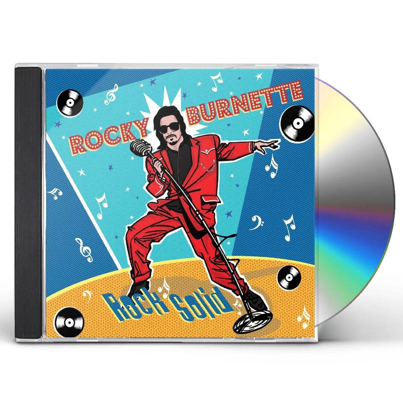 Rocky Burnette ROCK SOLID CD