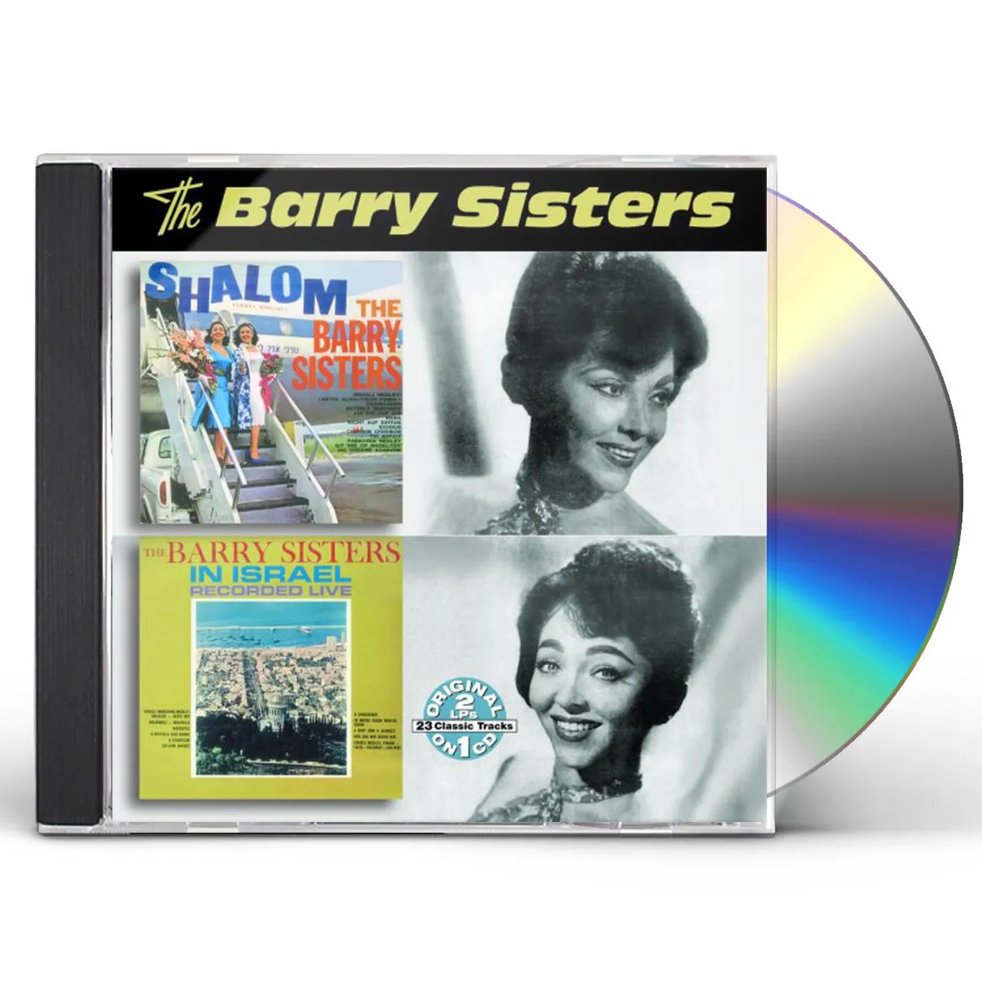 The Barry Sisters SHALOM / IN ISRAEL RECORDED LIVE CD